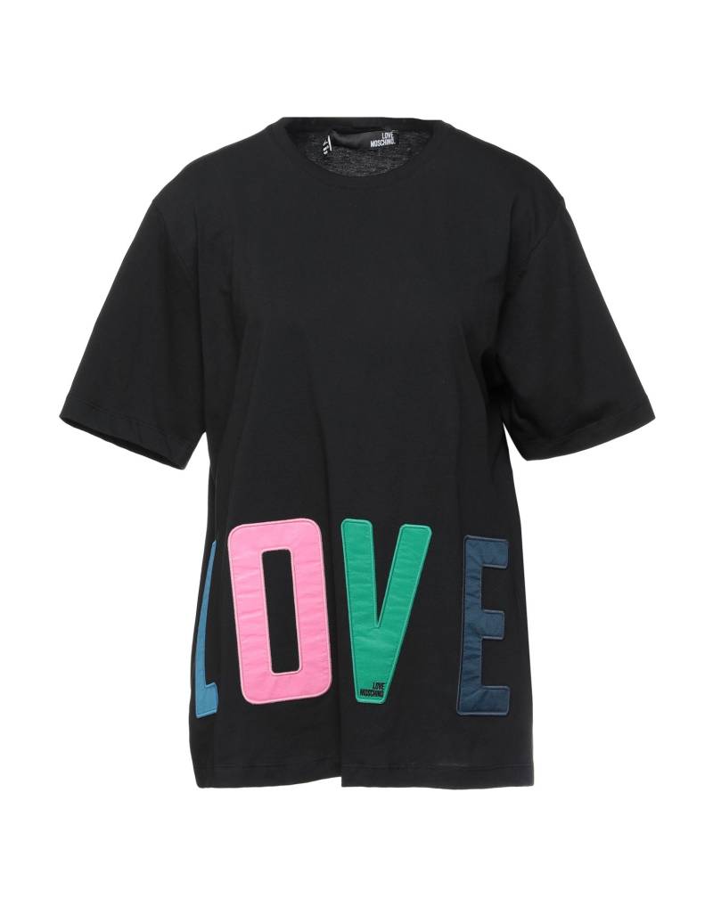 LOVE MOSCHINO T-shirts Damen Schwarz von LOVE MOSCHINO
