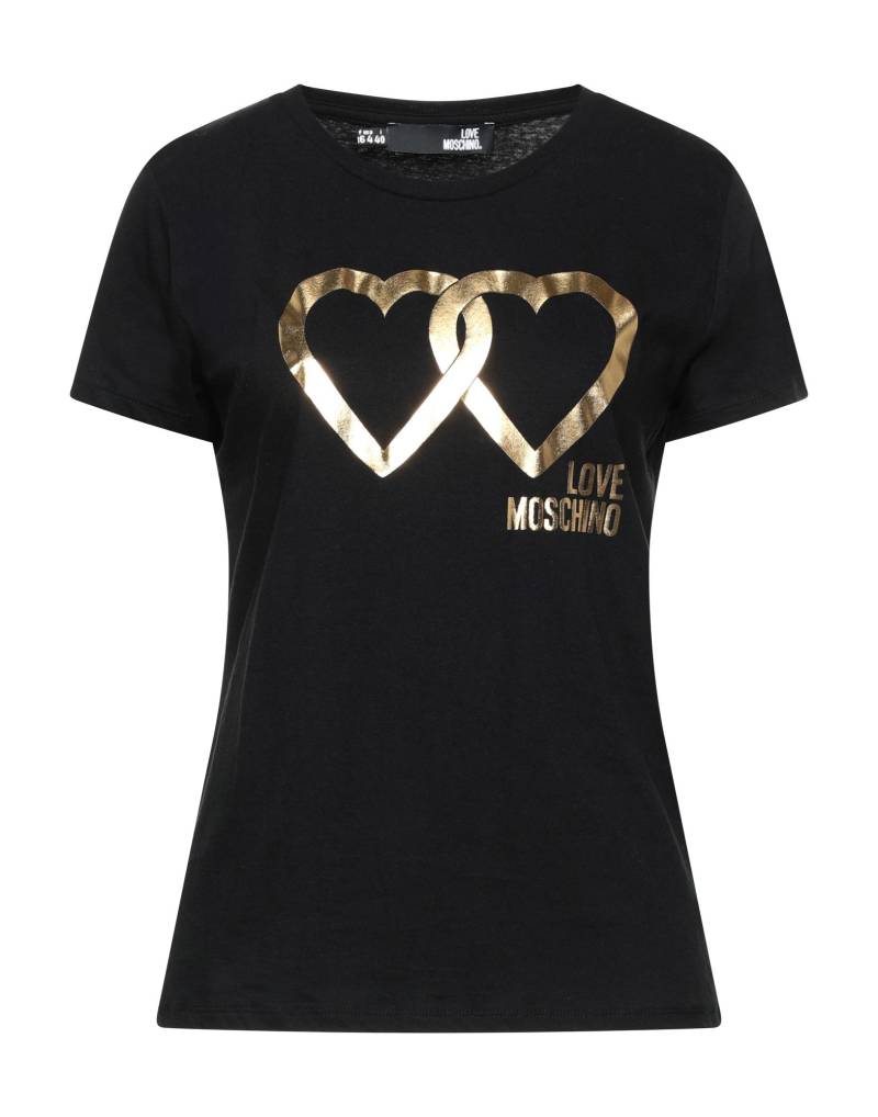 LOVE MOSCHINO T-shirts Damen Schwarz von LOVE MOSCHINO