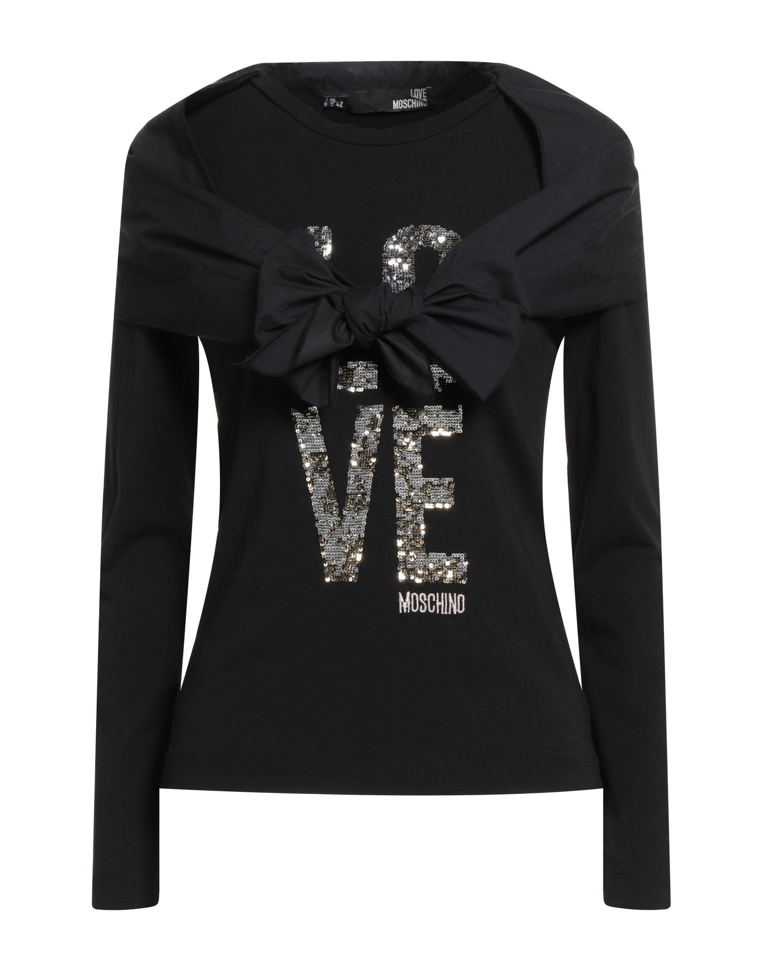 LOVE MOSCHINO T-shirts Damen Schwarz von LOVE MOSCHINO