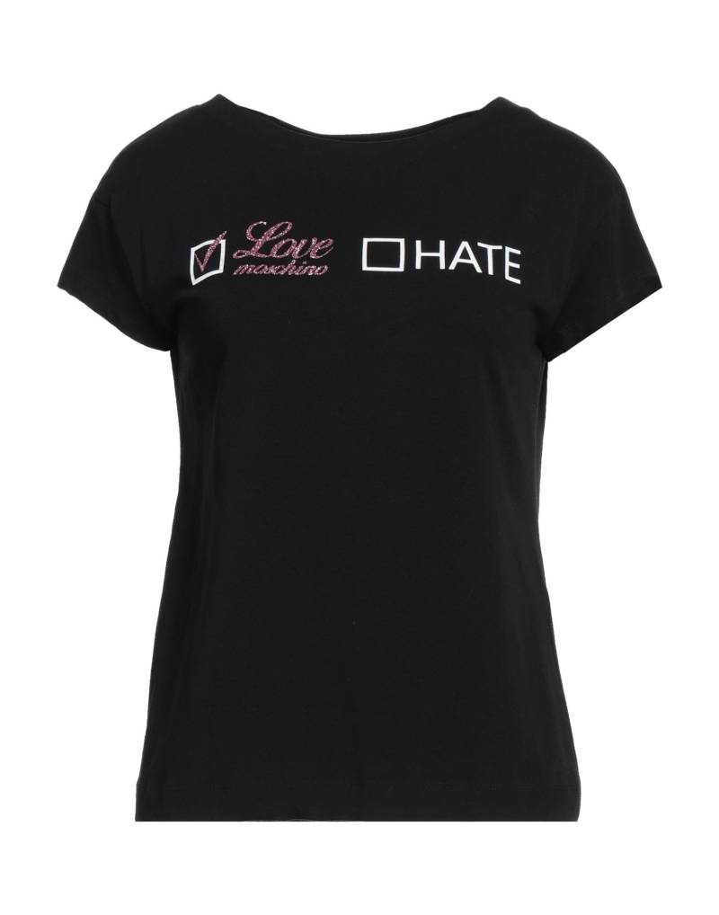 LOVE MOSCHINO T-shirts Damen Schwarz von LOVE MOSCHINO