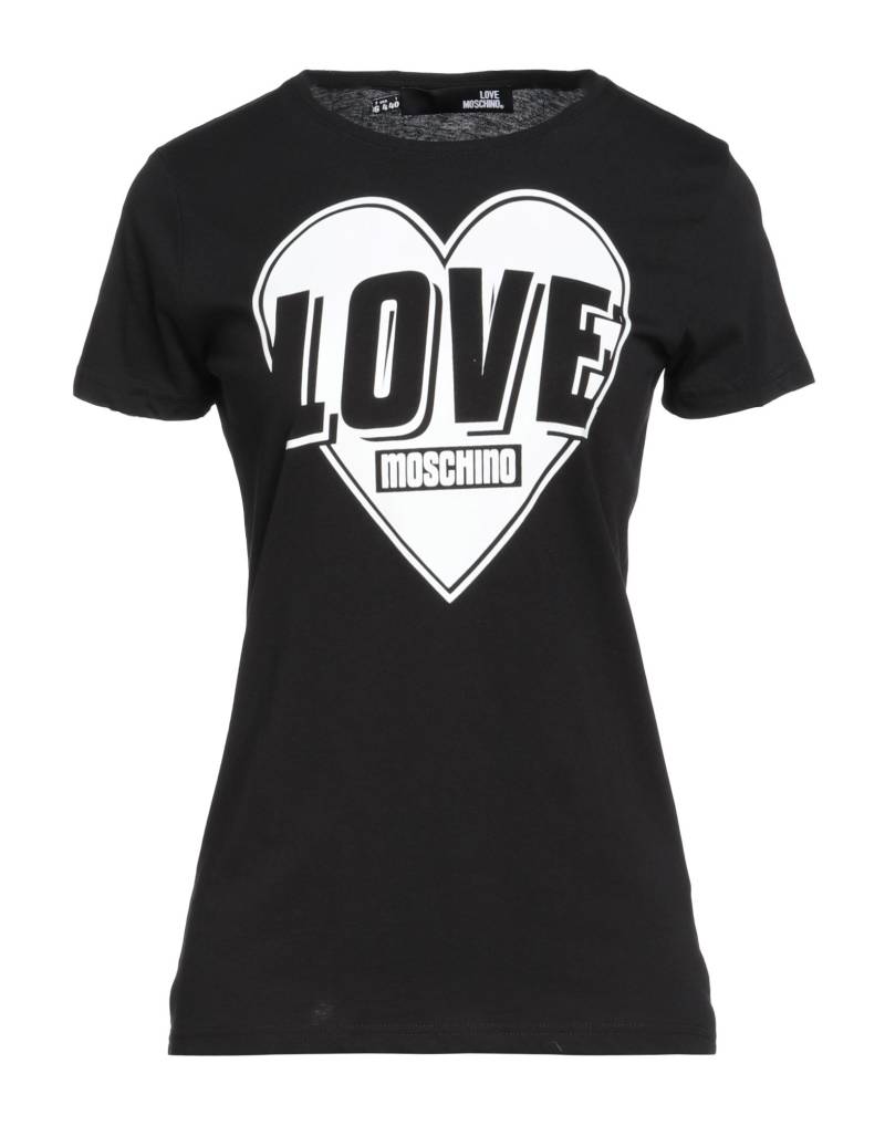 LOVE MOSCHINO T-shirts Damen Schwarz von LOVE MOSCHINO
