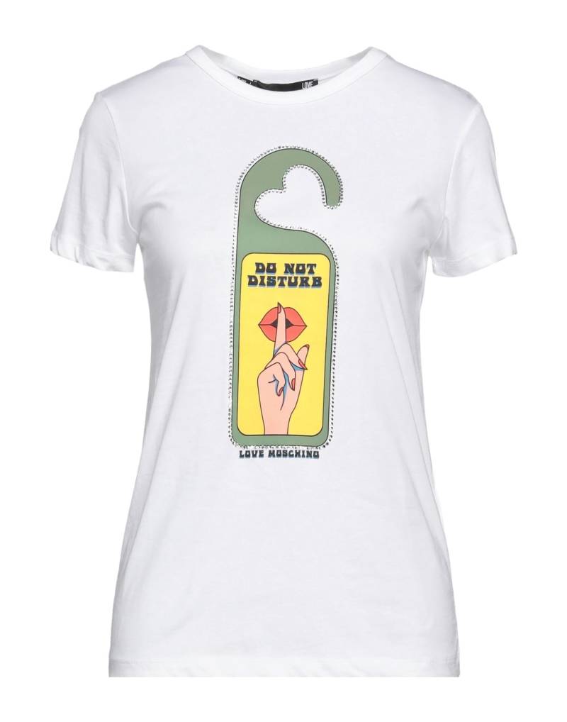 LOVE MOSCHINO T-shirts Damen Weiß von LOVE MOSCHINO