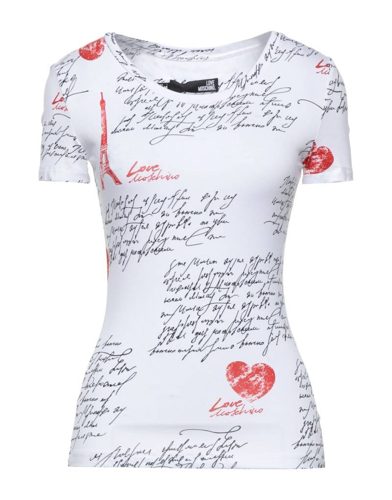 LOVE MOSCHINO T-shirts Damen Weiß von LOVE MOSCHINO