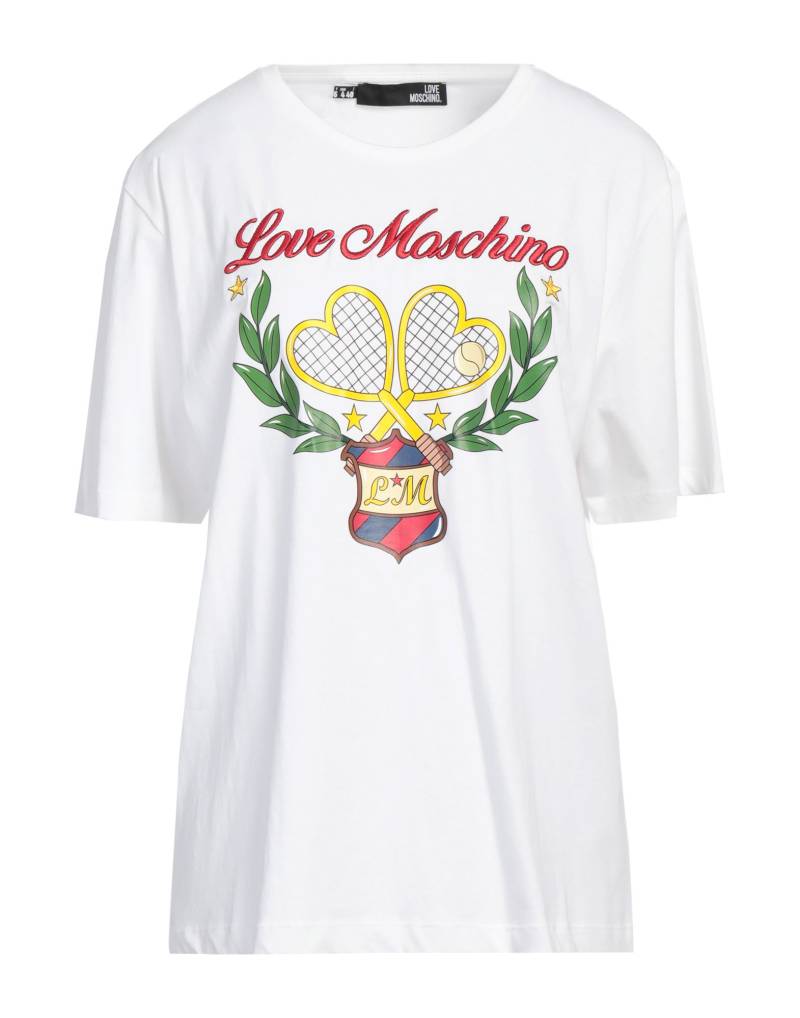 LOVE MOSCHINO T-shirts Damen Weiß von LOVE MOSCHINO