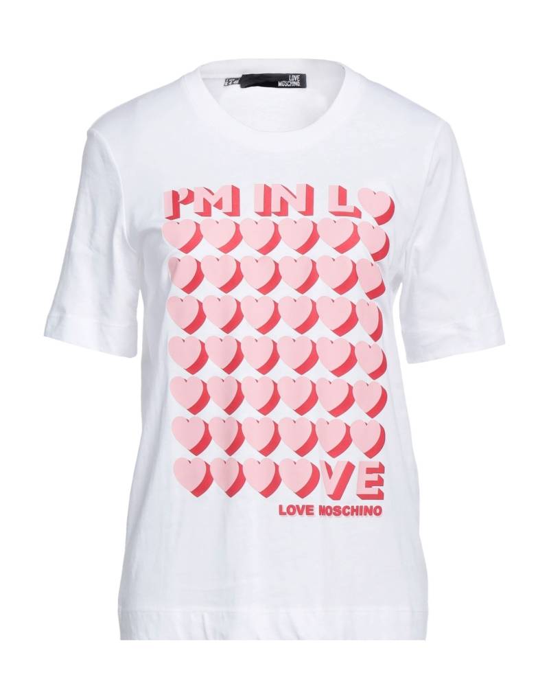 LOVE MOSCHINO T-shirts Damen Weiß von LOVE MOSCHINO