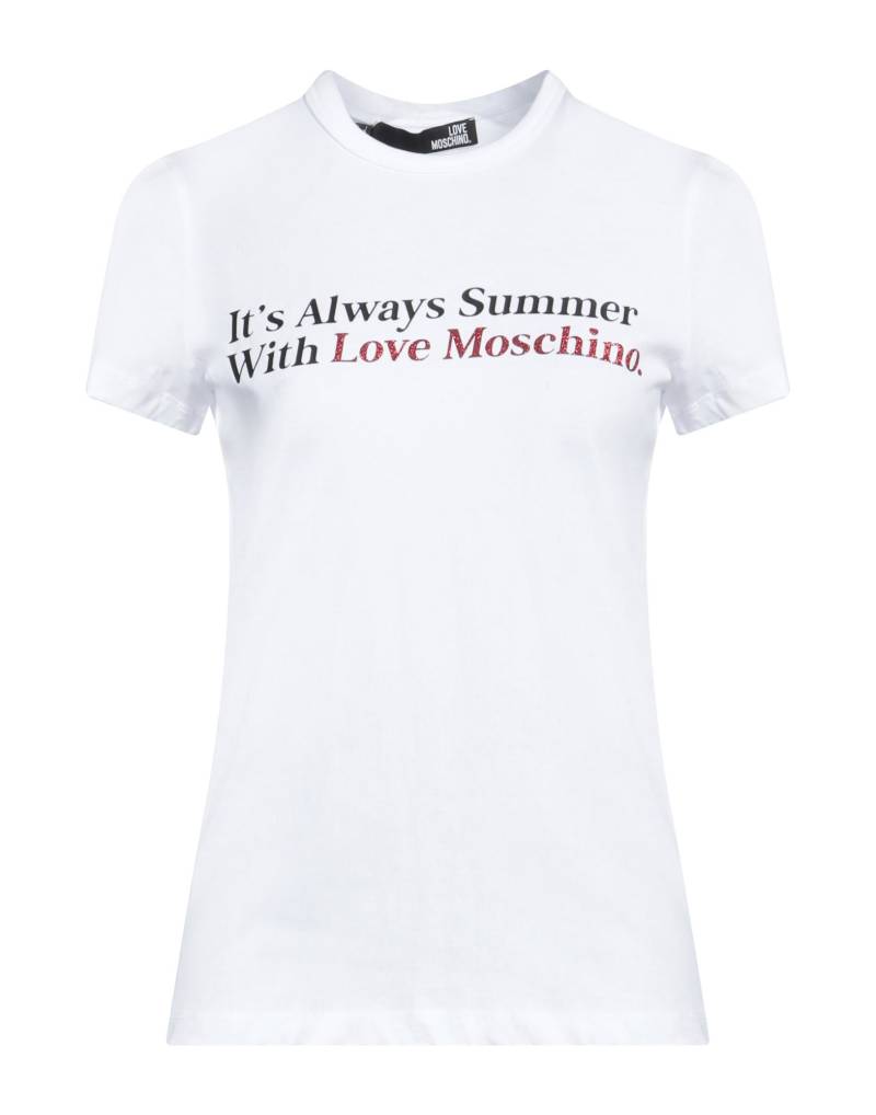 LOVE MOSCHINO T-shirts Damen Weiß von LOVE MOSCHINO