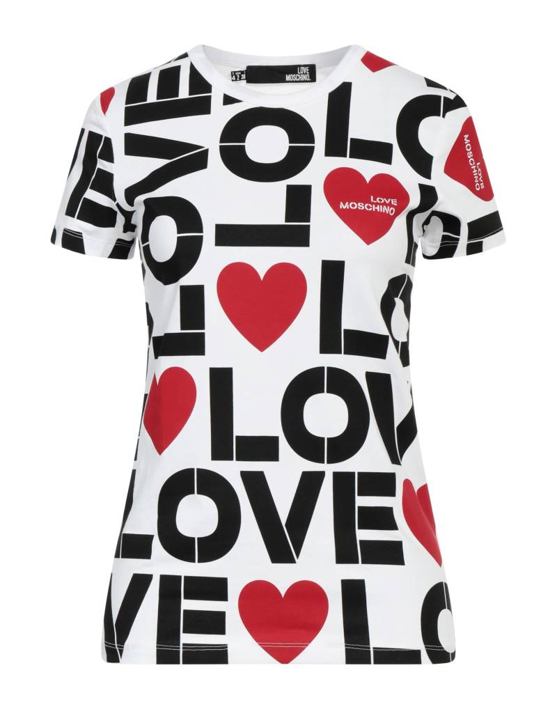 LOVE MOSCHINO T-shirts Damen Weiß von LOVE MOSCHINO