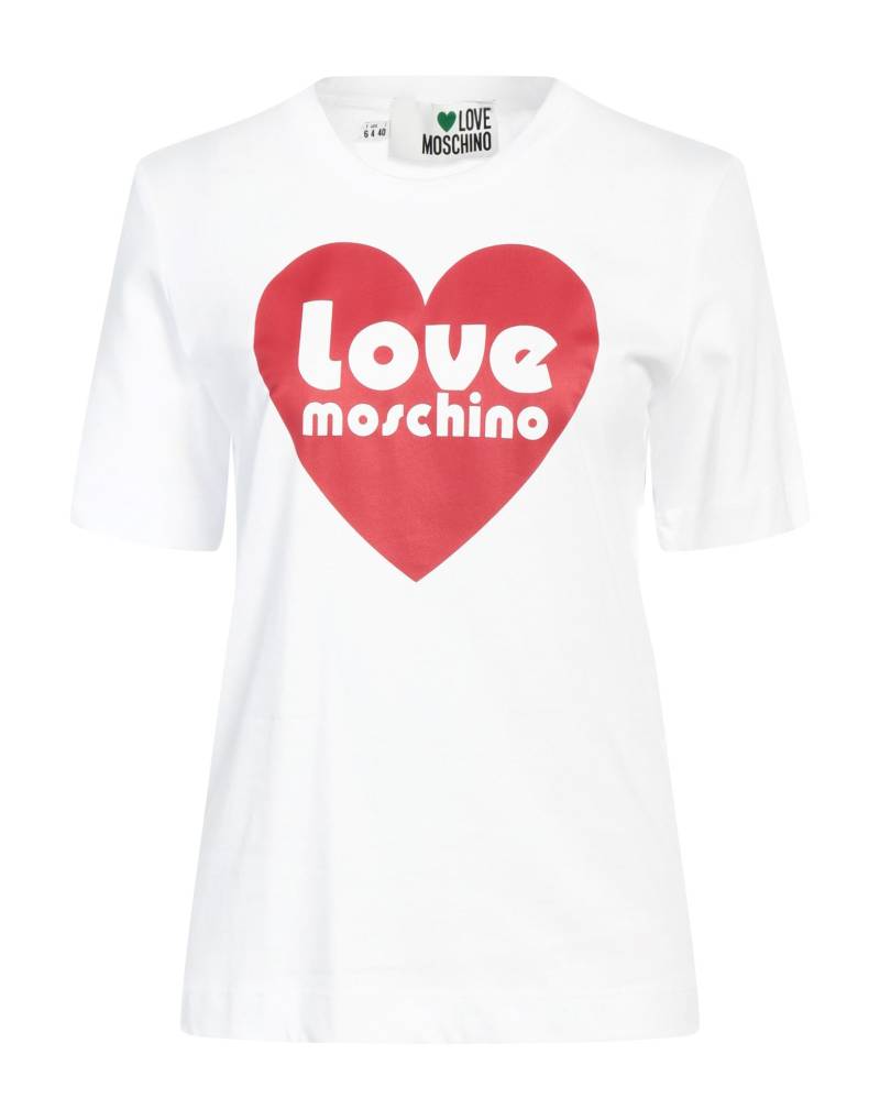 LOVE MOSCHINO T-shirts Damen Weiß von LOVE MOSCHINO