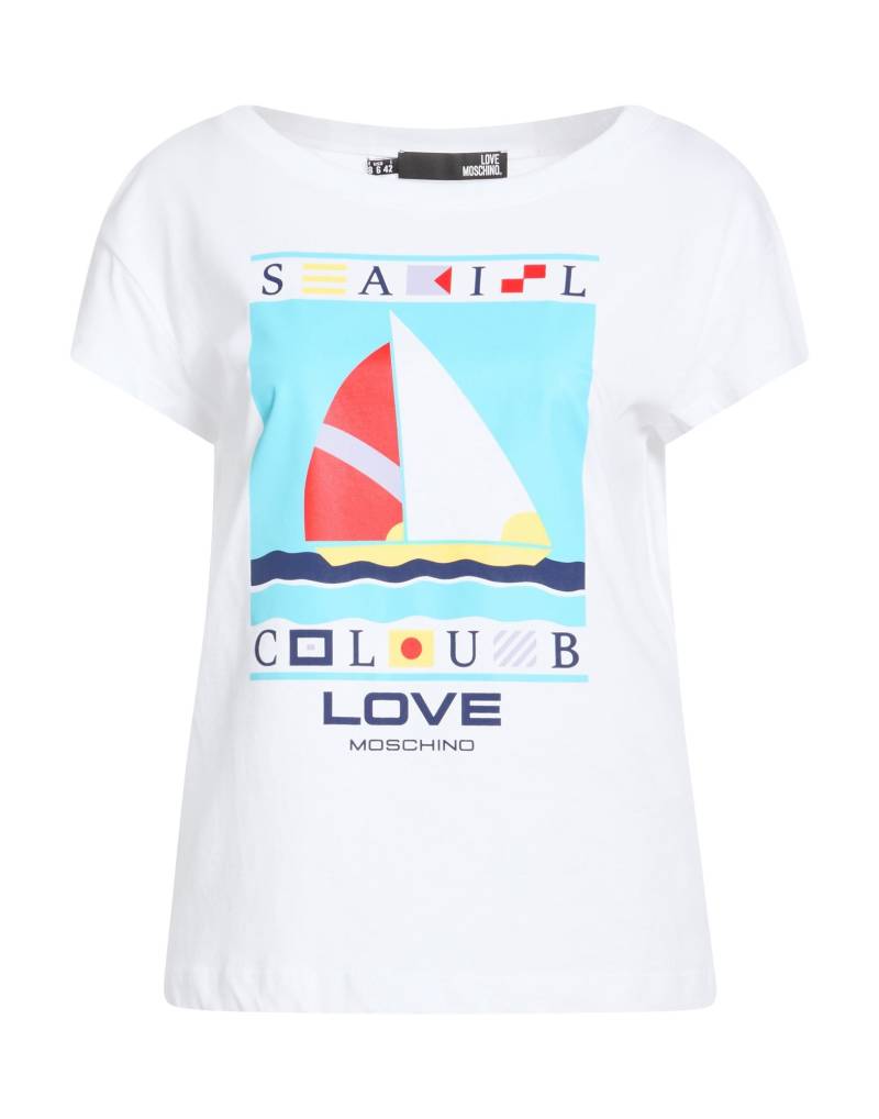 LOVE MOSCHINO T-shirts Damen Weiß von LOVE MOSCHINO