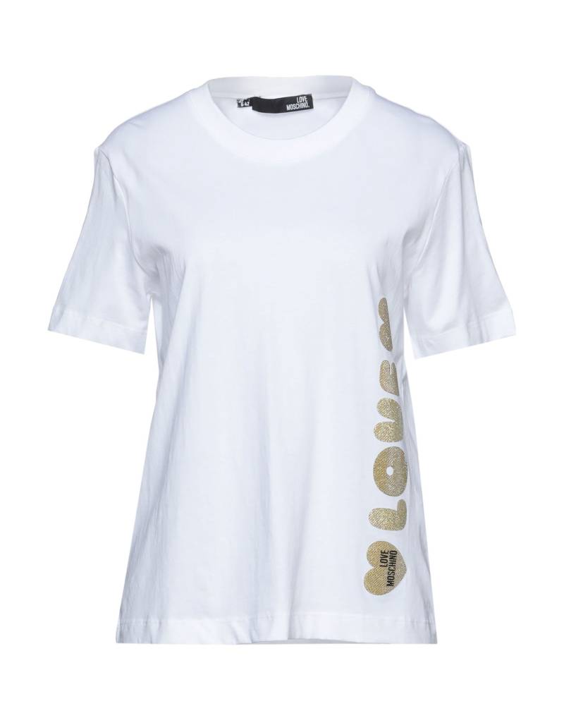 LOVE MOSCHINO T-shirts Damen Weiß von LOVE MOSCHINO
