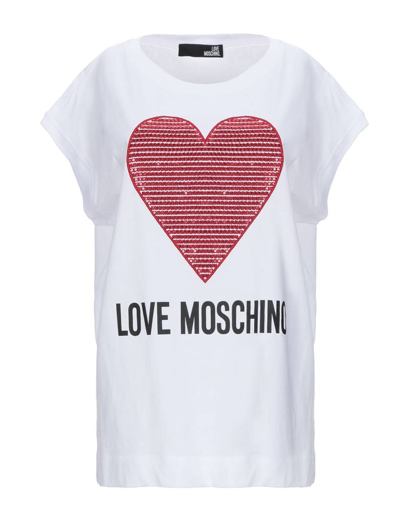 LOVE MOSCHINO T-shirts Damen Weiß von LOVE MOSCHINO