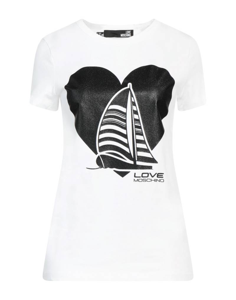 LOVE MOSCHINO T-shirts Damen Weiß von LOVE MOSCHINO