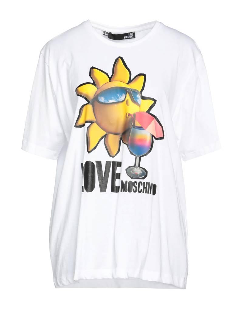 LOVE MOSCHINO T-shirts Damen Weiß von LOVE MOSCHINO