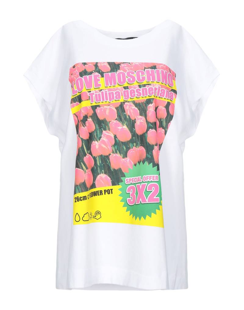 LOVE MOSCHINO T-shirts Damen Weiß von LOVE MOSCHINO