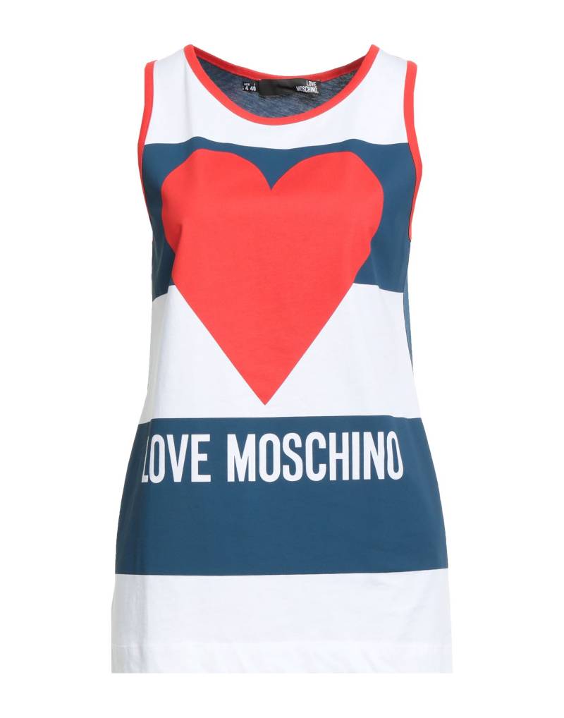 LOVE MOSCHINO Tank Top Damen Blau von LOVE MOSCHINO