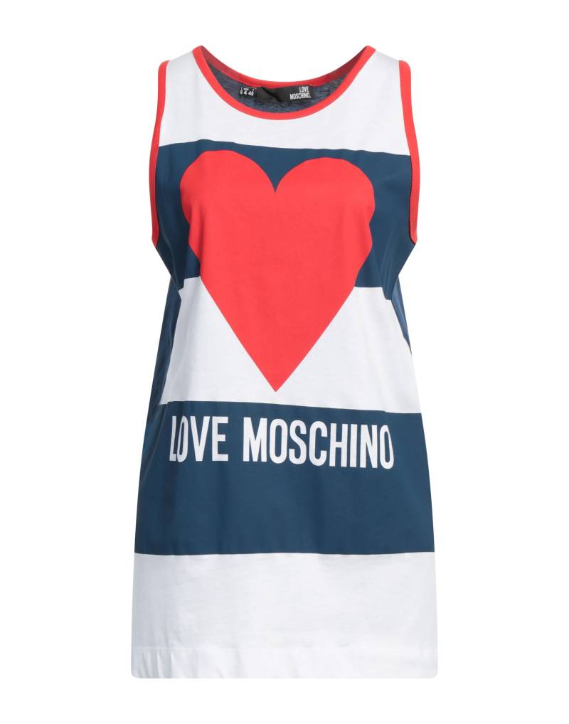 LOVE MOSCHINO Tank Top Damen Marineblau von LOVE MOSCHINO