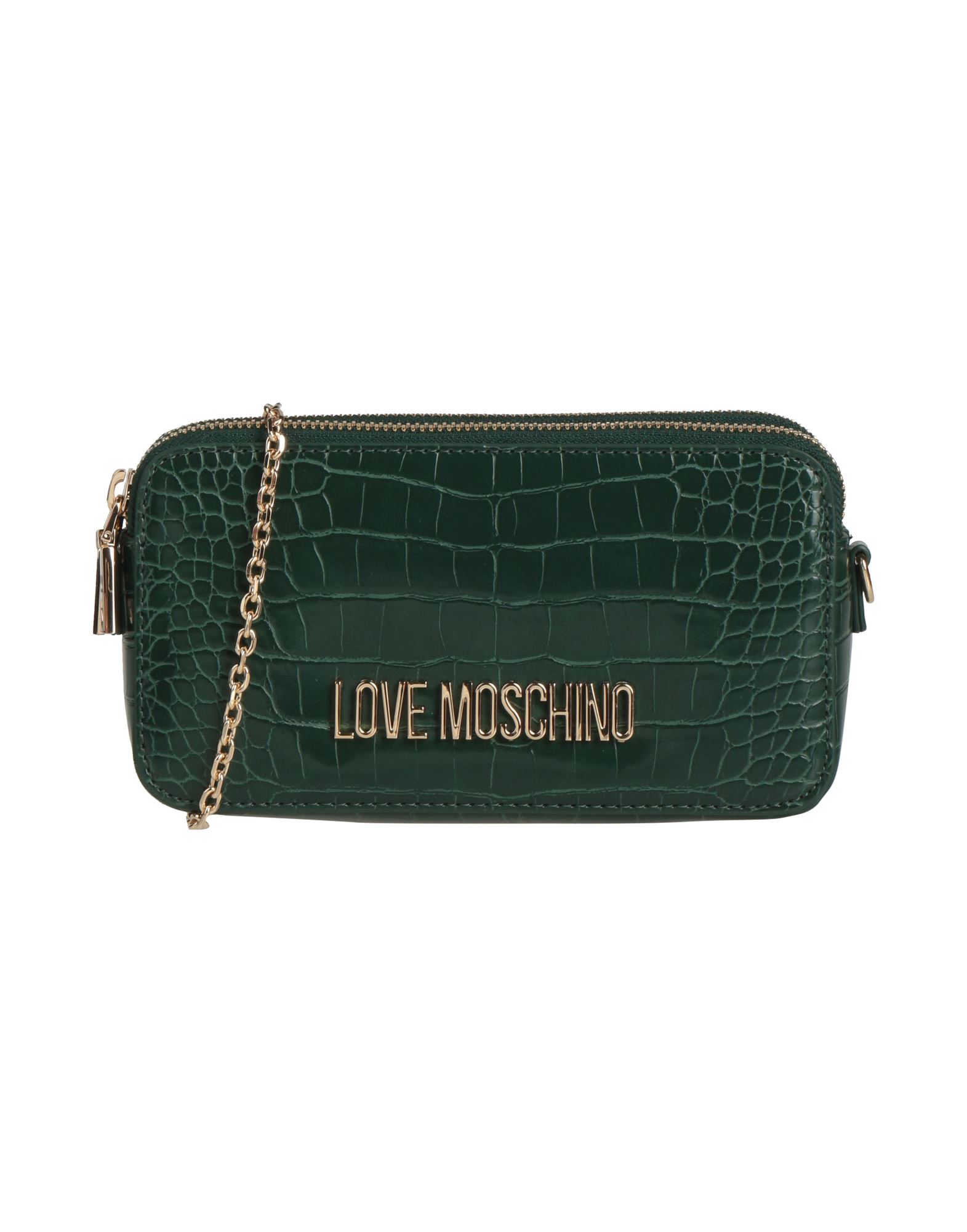 LOVE MOSCHINO Umhängetasche Damen Dunkelgrün von LOVE MOSCHINO