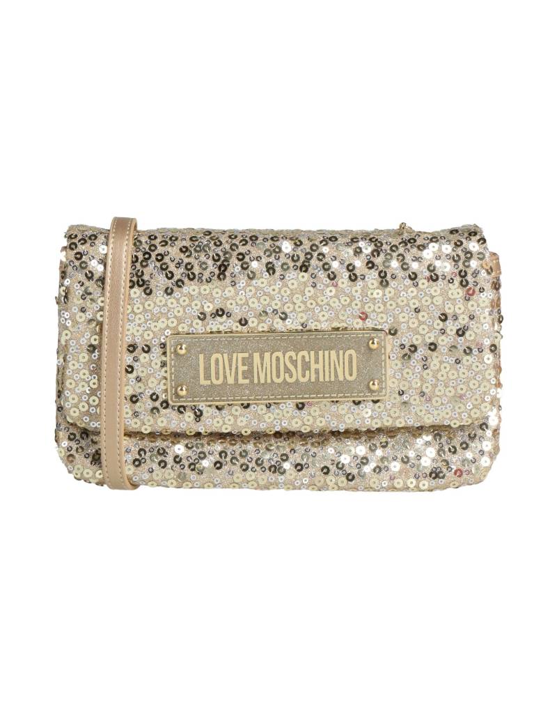 LOVE MOSCHINO Umhängetasche Damen Gold von LOVE MOSCHINO