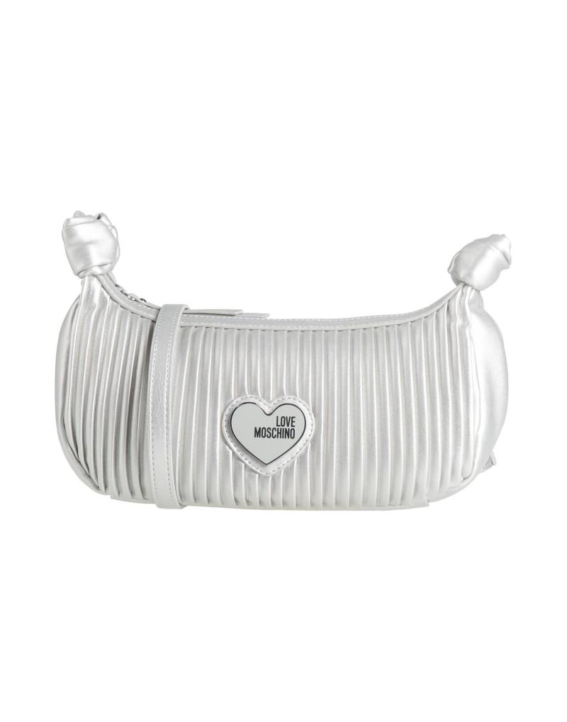 LOVE MOSCHINO Umhängetasche Damen Silber von LOVE MOSCHINO