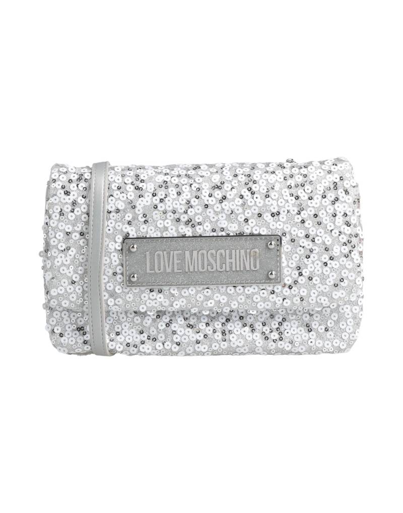 LOVE MOSCHINO Umhängetasche Damen Silber von LOVE MOSCHINO