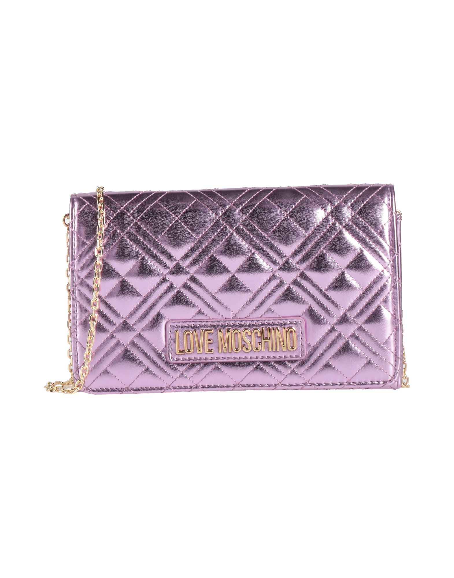 LOVE MOSCHINO Umhängetasche Damen Violett von LOVE MOSCHINO