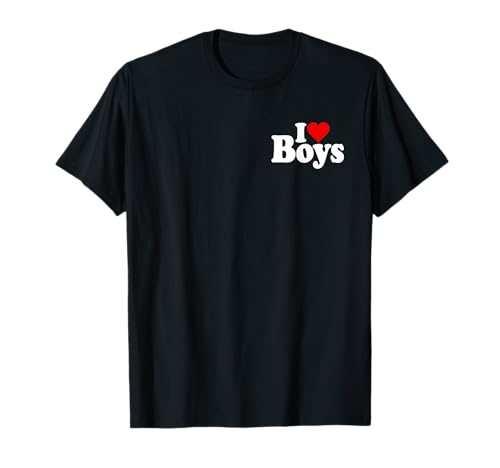 ICH Liebe Herz Jungs T-Shirt ICH Liebe Herz Jungs T-Shirt von LOVE OF BOYS HEART TEES