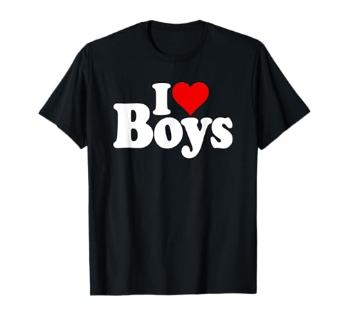 ICH Liebe Herz Jungs T-Shirt ICH Liebe Herz Jungs T-Shirt von LOVE OF BOYS HEART TEES