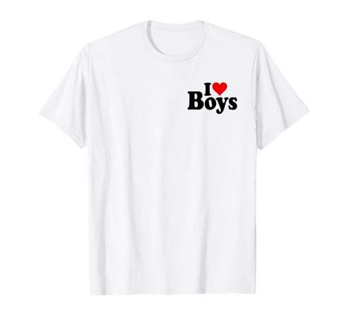 ICH Liebe Herz Jungs T-Shirt von LOVE OF BOYS HEART TEES