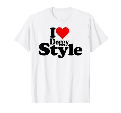 LOVE OF DOGGY STYLE TEES Damen T-Shirt Weiß Klassisch mit Herz-Design V-Ausschnitt Small EU S LOVE OF DOGGY STYLE TEES Damen T-Shirt Weiß Klassisch mit Herz-Design V-Ausschnitt Small EU S von LOVE OF DOGGY STYLE TEES