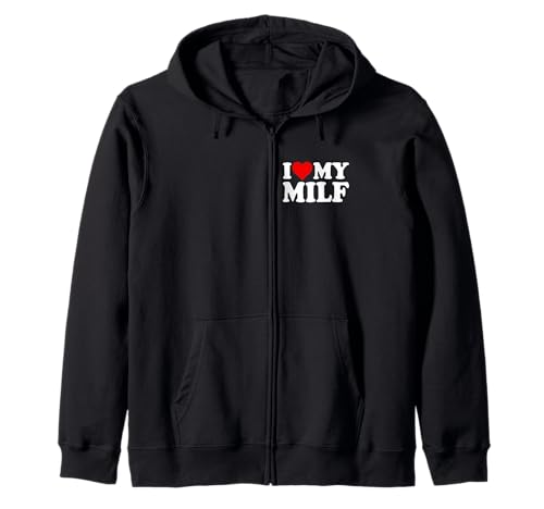 ICH Liebe Herz, Meine Milf, Frau, Mama Kapuzenjacke ICH Liebe Herz, Meine Milf, Frau, Mama Kapuzenjacke von LOVE OF MILF AND DILF HEART MATCHING COUPLES TEES