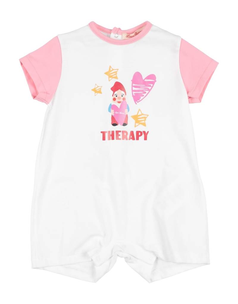 LOVE THERAPY Babystrampler & -latzhosen Kinder Weiß von LOVE THERAPY