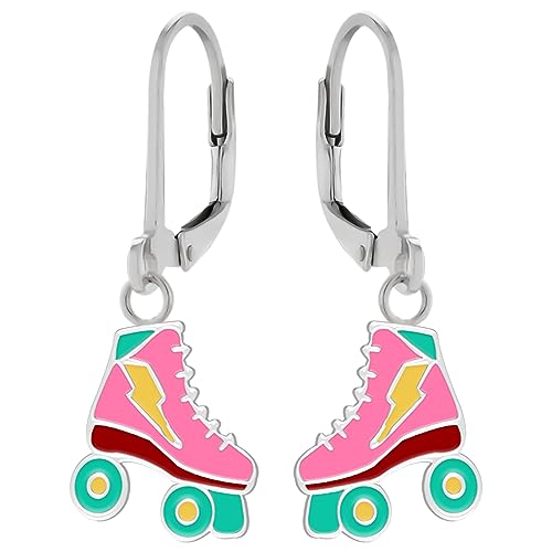 LOVE YOUR CITY Ohrringe, Ohrhänger Rollschuhe, Rollerskates. Perfekte Geschenke für Mädchen, Kinder. Hochwertiger Kinderschmuck aus Sterling Silber mit Emaille. von LOVE YOUR CITY