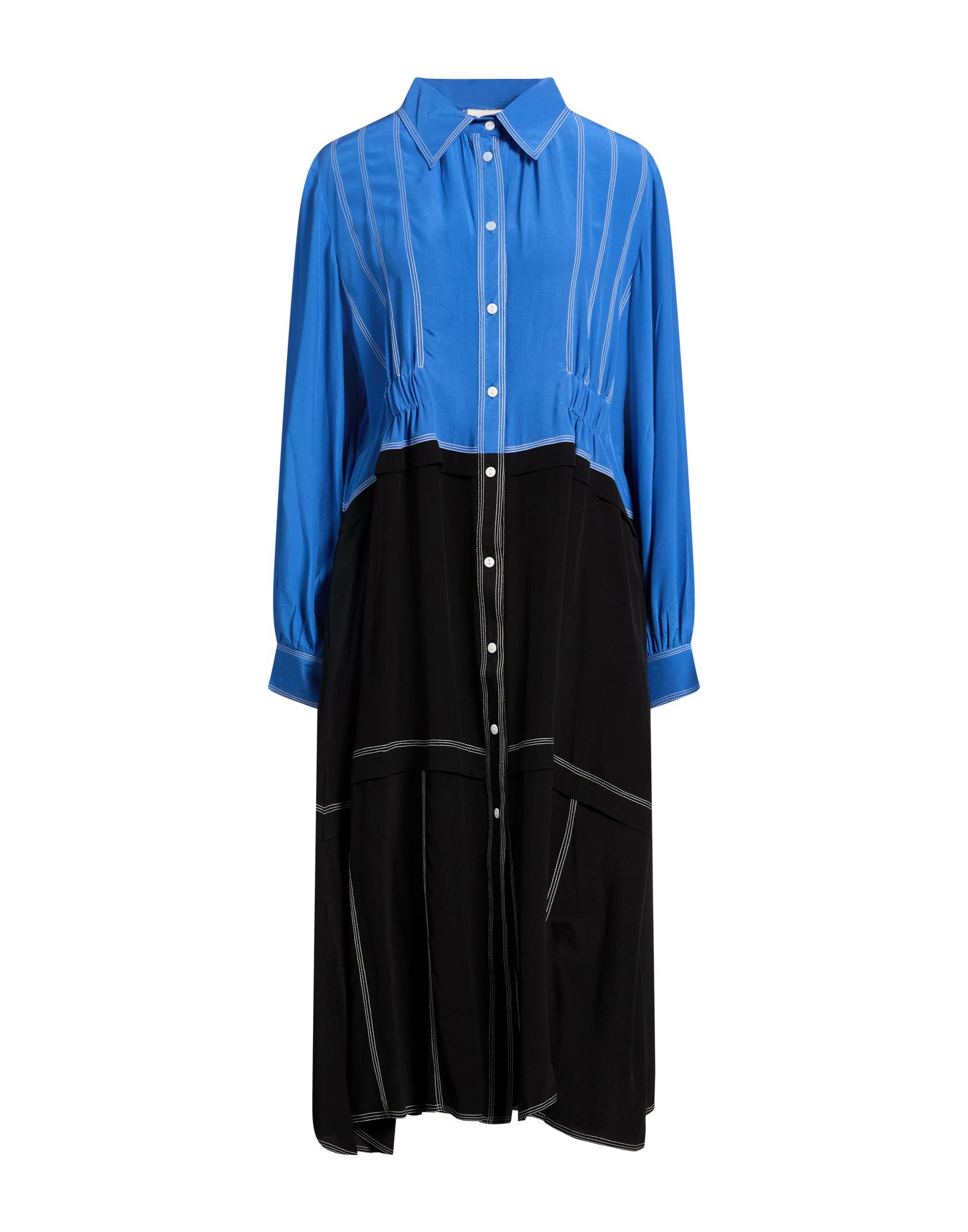 LOVEBIRDS Midi-kleid Damen Blau von LOVEBIRDS