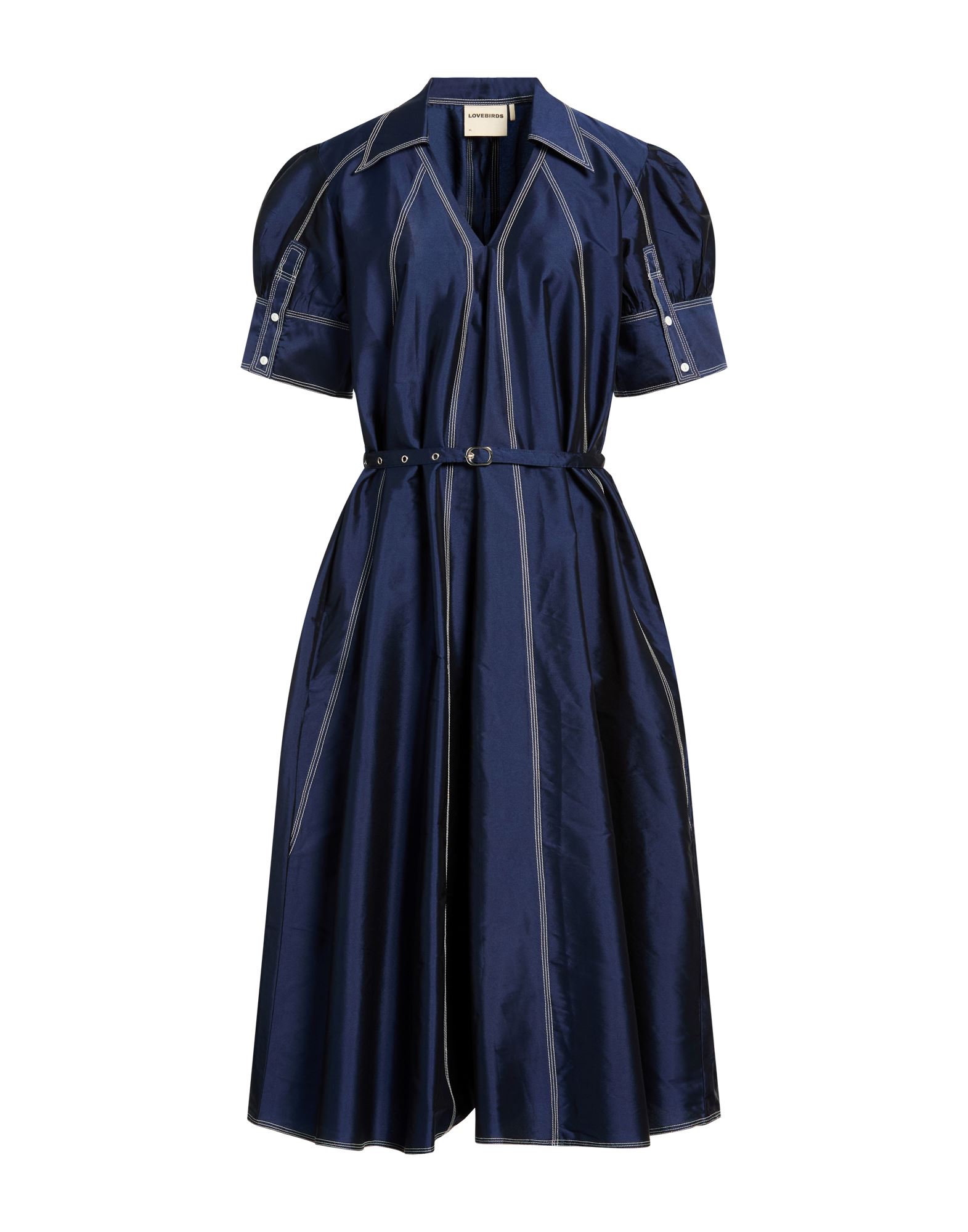 LOVEBIRDS Midi-kleid Damen Marineblau von LOVEBIRDS