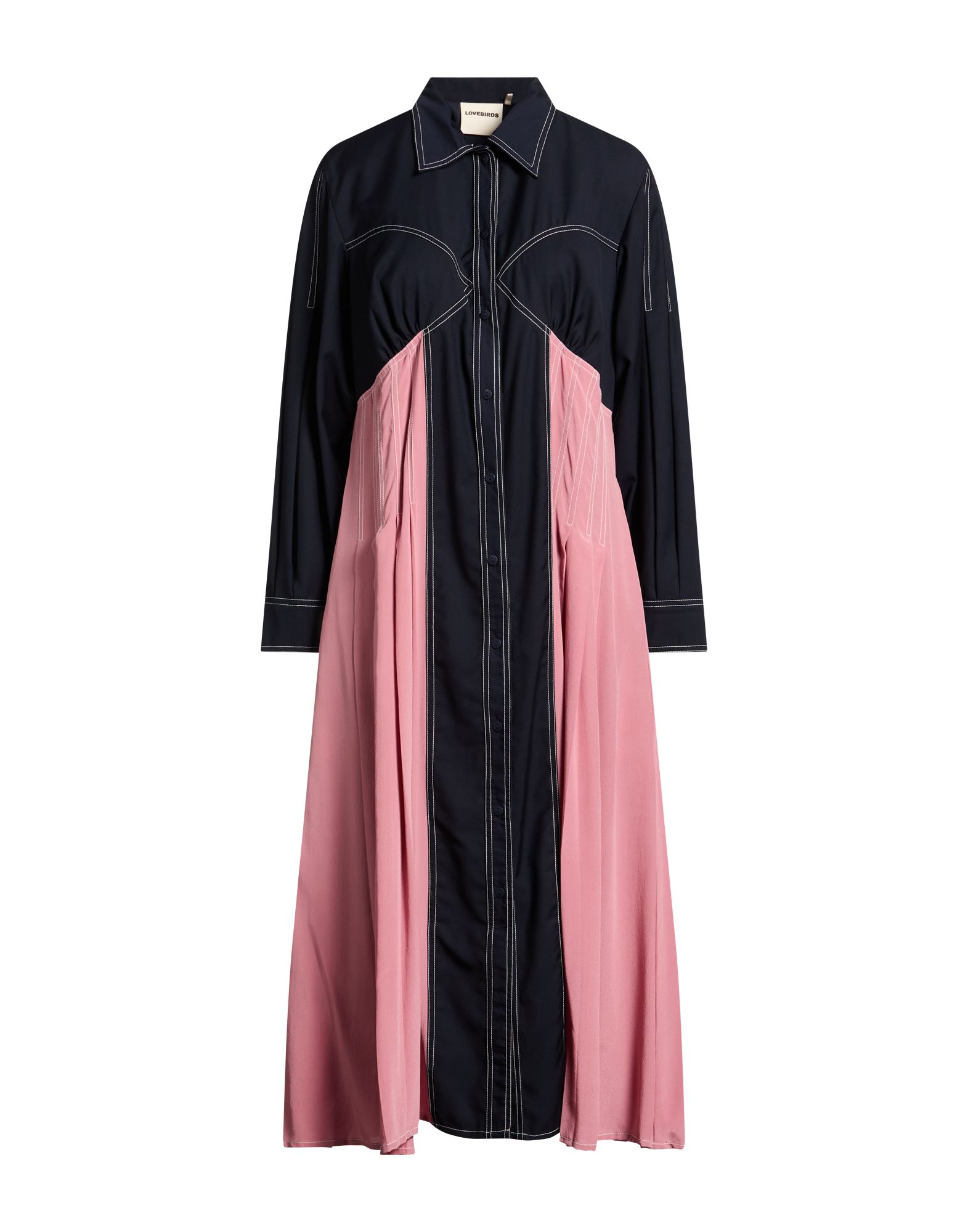 LOVEBIRDS Midi-kleid Damen Nachtblau von LOVEBIRDS