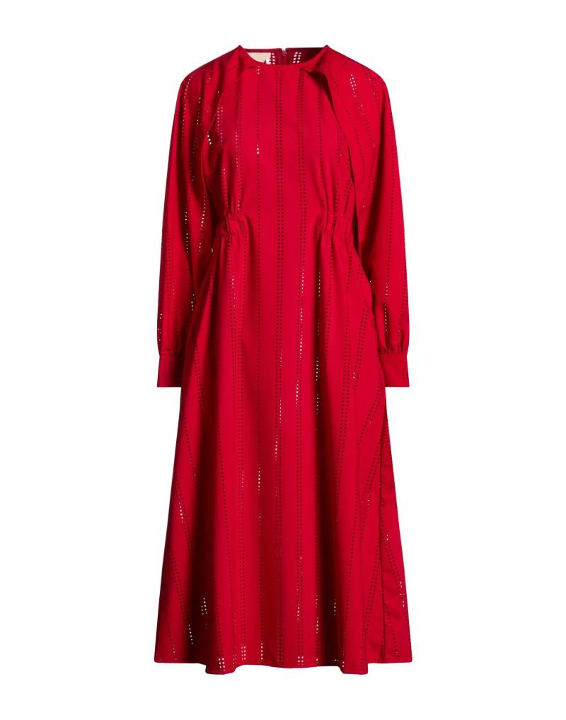 LOVEBIRDS Midi-kleid Damen Rot von LOVEBIRDS