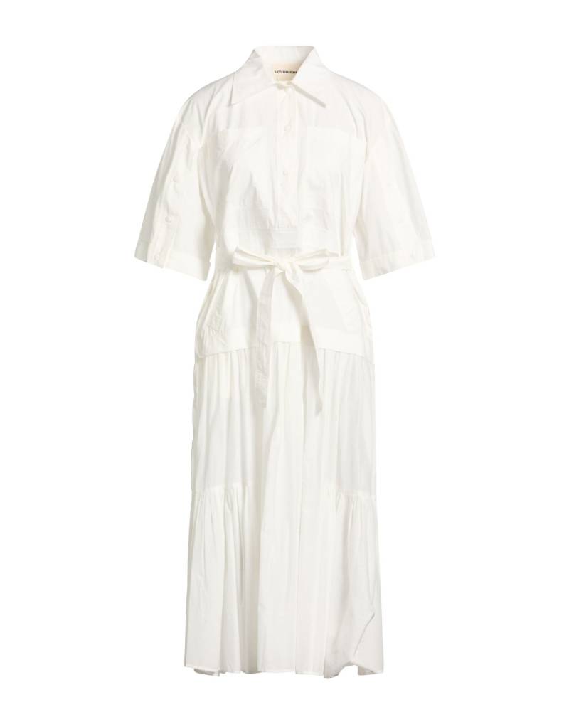 LOVEBIRDS Midi-kleid Damen Weiß von LOVEBIRDS