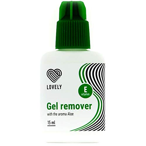 LOVELY Gel Remover für Wimpernverlängerung 15ml | schnelle entfernung von Lash Extensions | Wimpern Entferner für einzelne künstliche Wimpern | auch für Allergiker geeignet | Duft: Aloe Vera von Lovely