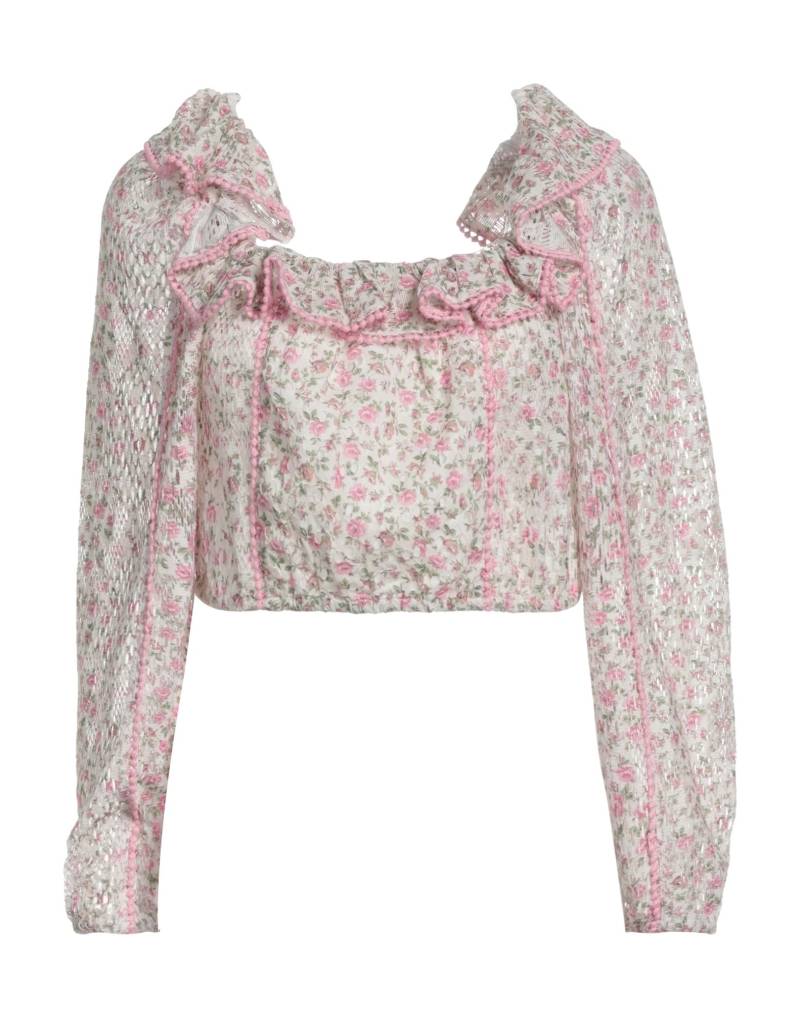 LOVESHACKFANCY Top Damen Elfenbein von LOVESHACKFANCY