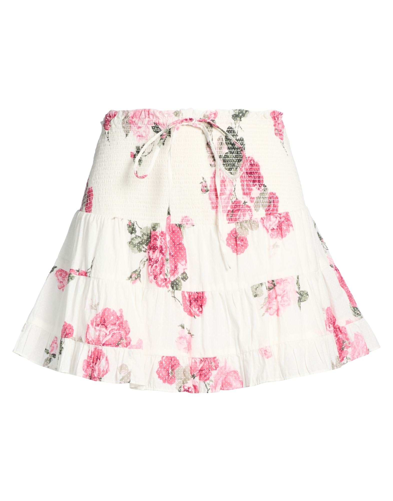 LOVESHACKFANCY Minirock Damen Weiß von LOVESHACKFANCY