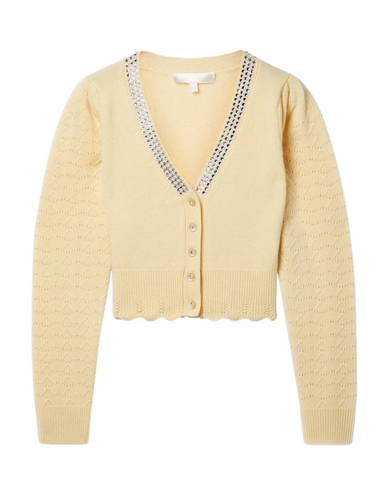 LOVESHACKFANCY Strickjacke Damen Pastellgelb von LOVESHACKFANCY