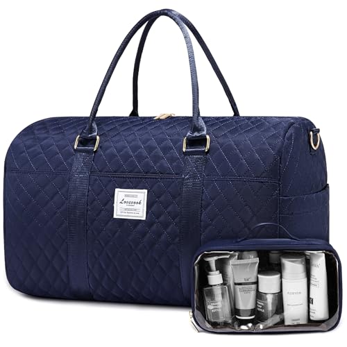 LOVEVOOK Handgepäck Tasche, Sporttasche Damen Mit Schuhfach, Reisetasche Groß 35L, Weekender Mit Laptopfach Gym Bag Women Travel Duffle Bag Kliniktasche Geburt Saunatasche Für Flugzeug Frauen Arbeit von LOVEVOOK