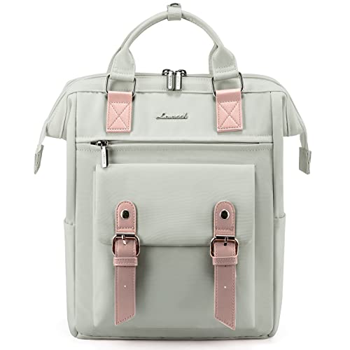 LOVEVOOK Kleiner Rucksack Damen, Mini Damen-rucksackhandtaschen Elegant Cityrucksack, Wasserdicht Kleine Rucksäcke Tasche 2 in 1 Frauen Womens Backpack Modern für Reise Schule Grau von LOVEVOOK