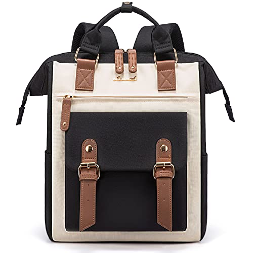 LOVEVOOK Kleiner Rucksack Damen, Mini Damen-rucksackhandtaschen Elegant Cityrucksack, Wasserdicht Kleine Rucksäcke Tasche 2 in 1 Frauen Womens Backpack Modern für Reise Schule von LOVEVOOK