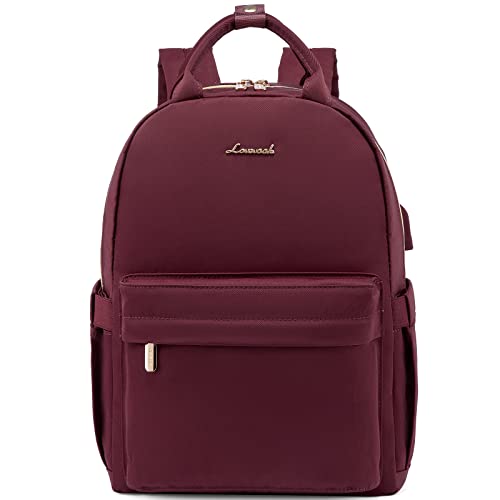 LOVEVOOK Rucksack Damen Klein Cityrucksack Handtasche 2 in 1 Wasserdicht 13.3 zoll Laptop Schultasche Mini Backpack Women Elegant Tagesrucksack Kleiner Casual Daypack für Reise Freizeit Arbeit von LOVEVOOK