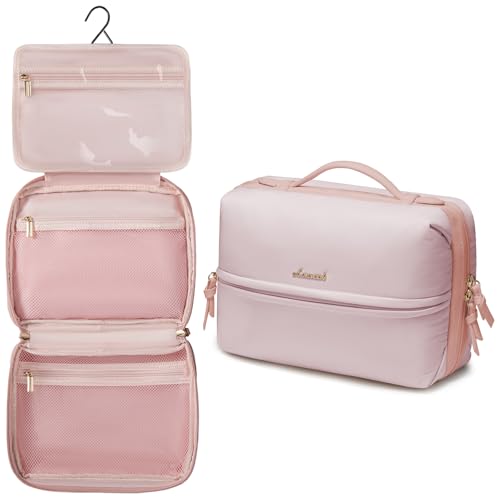 LOVEVOOK Kulturtasche Damen Kulturbeutel zum Aufhängen Reise Kosmetiktasche Groß Make Up Tasche Wasserdicht Cosmetic Toiletry Wash Bag Women Schminktasche Beauty Case Frauen für Urlaub Travel von LOVEVOOK