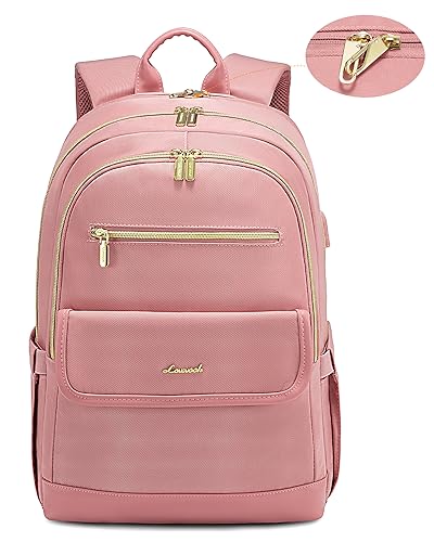 LOVEVOOK Schulrucksack Mädchen Teenager Schulranzen 15.6 Zoll Laptop Rucksack Damen Anti Diebstahl Schultasche Cityrucksack Wasserdicht Backpack Women Tagesrucksäcke Daypacks für Uni Schule Reise von LOVEVOOK