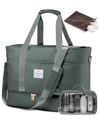 LOVEVOOK Reisetasche Damen Groß, Wasserdicht Weekender Travel Bag mit Schuhfach, Duffle Bag Kliniktasche Geburt Handgepäck Tasche Saunatasche Gym Sporttasche Schwimmtasche für Reise LOVEVOOK Reisetasche Damen Groß, Wasserdicht Weekender Travel Bag mit Schuhfach, Duffle Bag Kliniktasche Geburt Handgepäck Tasche Saunatasche Gym Sporttasche Schwimmtasche für Reise von LOVEVOOK