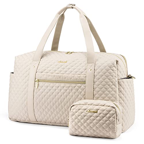 LOVEVOOK Reisetasche Damen Sporttasche Groß mit Laptopfach Weekender Handgepäck Tasche Gym Bag Travel Duffle Fitness Frauen Kliniktasche Krankenhaustasche für Reise Flugzeug Sport Leicht von LOVEVOOK