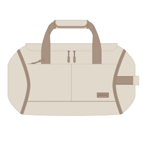 LOVEVOOK Reisetasche Sporttasche Rucksack Groß, 56L Handgepäck Rucksack Flugzeug mit Schuhfach Nassfach, Reiserucksack Weekender Travel Duffel Bag Kliniktasche Geburt Herren Damen, Beige Khaki von LOVEVOOK